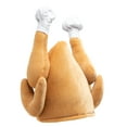 thumbnail image 6 of Simply Genius Plush Roasted Turkey Hats, Thanksgiving Costume Accessory, 6 of 8