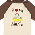 thumbnail image 4 of Inktastic I Love My Shih Tzu Dog Gifts Boys or Girls Long Sleeve Baby Bodysuit, 4 of 5