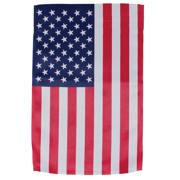 In the Breeze 4489 — U.S.A Lustre Garden Flag — Patriotic Yard or Garden Decoration