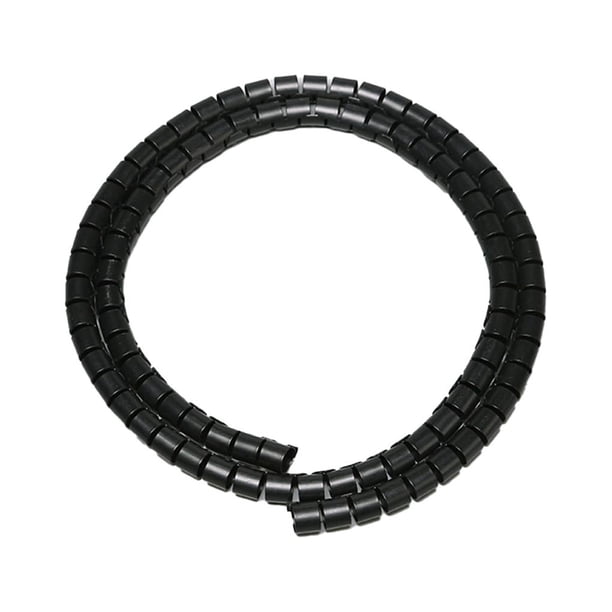 Organizador de cables eléctricos Sidaley portátil flexible 2M recortable elástico hogar cocina negro