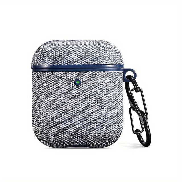 CNKOO Stylish And Minimalist Fabric-Patterned Wireless Earphone Protective Case Made of TPU Shockproof Available in Various Sizes And Colors Compatible with Airpods 1/2/3/4/Pro/Pro 2 G