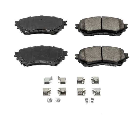 Power Stop Front Z17 Evolution Ceramic Brake Pads with Hardware 17-1711