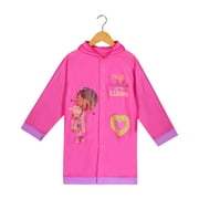 Disney Doc McStuffins Girls Pink Rain Slicker Raincoat - Age 6-7