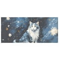 thumbnail image 2 of Cat Blue Pencil Pen Cosmetic Holder Cup Makeup Brush Holder Desk Accessories Holder Acrylic Organizer for Office School Home, 2 of 7