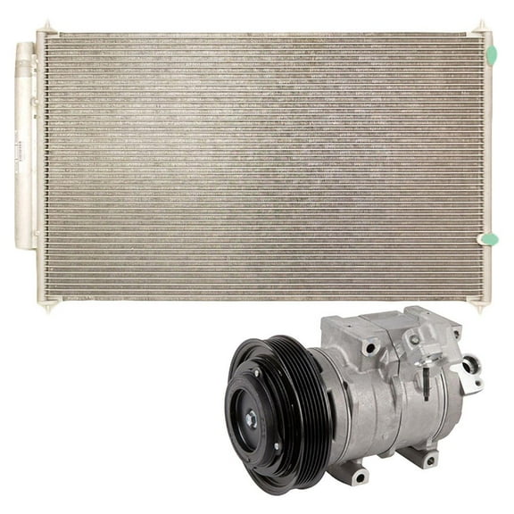 For Acura MDX 2007-2013 OEM AC Compressor w/ A/C Condenser & Drier - BuyAutoParts