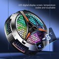 thumbnail image 3 of Ventilador magnético para tablet YOVDA con pantalla LED, 9 V, USB Tipo-C, 3 of 7