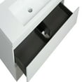 thumbnail image 6 of Topcobe 36" Floating Bathroom Vanity with Sink, Modern Wall-Mounted Bathroom Storage Vanity Cabinet with Basin and Soft Close Drawers, Bathroom Sink Vanity, Modern Furniture for Bathroom, White, 6 of 16