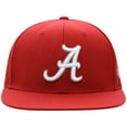 thumbnail image 2 of Men's Top of the World Crimson Alabama Crimson Tide Team Color Fitted Hat, 2 of 4