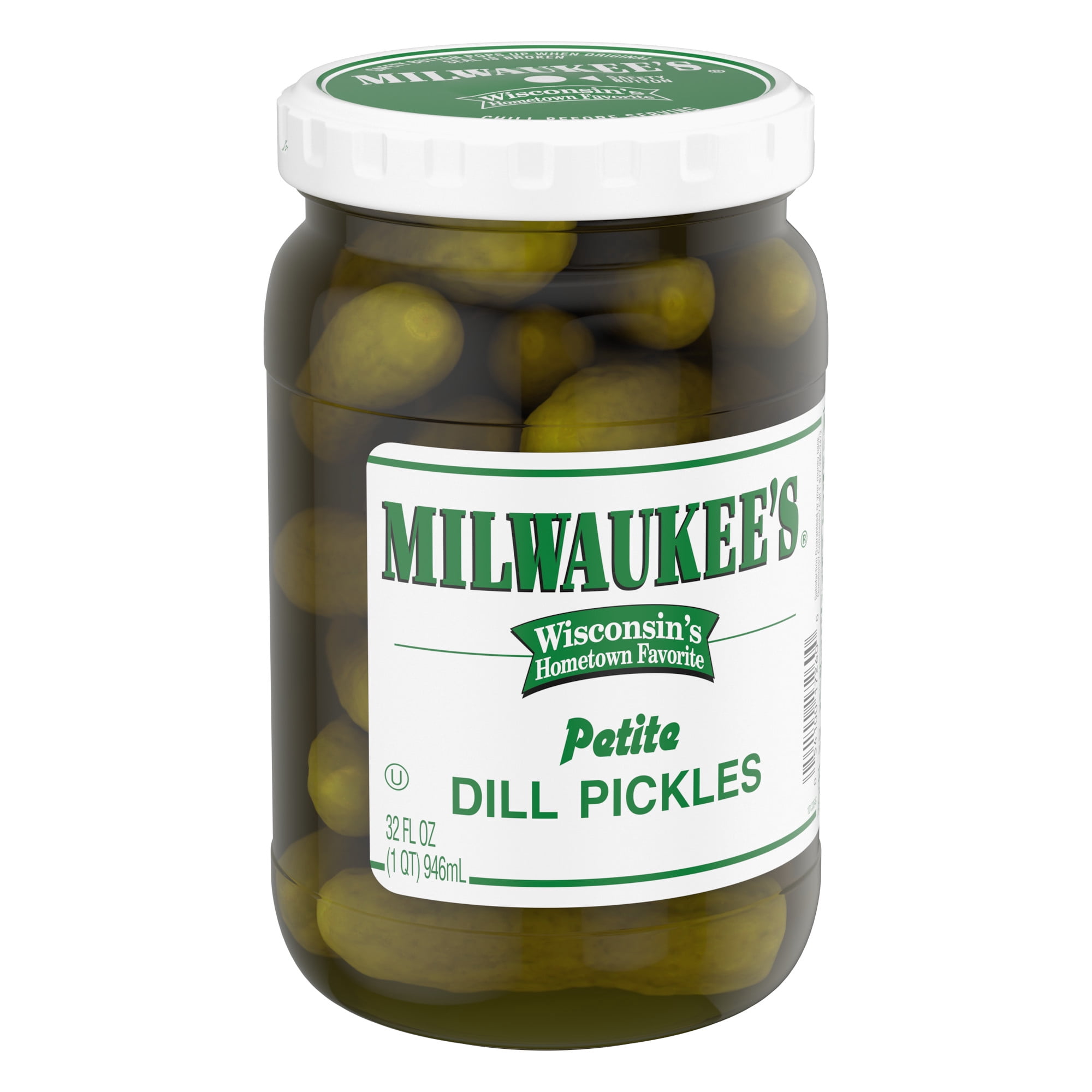 Milwaukee's Petite Dill Pickles, 32 fl oz Jar