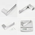thumbnail image 4 of 4-Piece Brushed Nickel Bathroom Hardware Accessory Set Including Towel Bar Toilet Paper Holder, 4 of 6