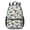 Dinosaur and Text-1, variant on Dinosaur and Volcano White Pattern 17" School Backpacks for Teens,Waterproof Oxford Fabric,S-Shape Padded Straps for School,Travel,Hiking,Camping