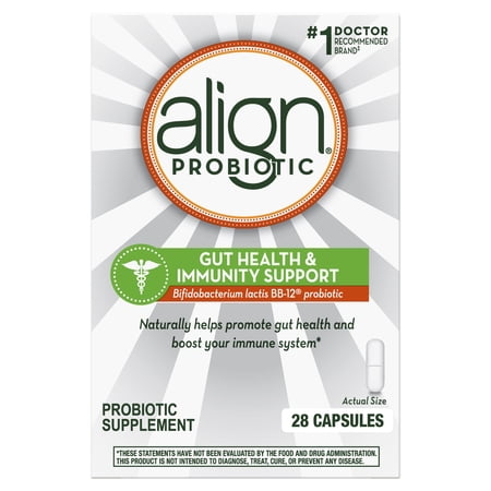 Align Probiotic Gut Health and Immunity Capsules, Men and Women's Daily Probiotic Supplement, 28 Ct