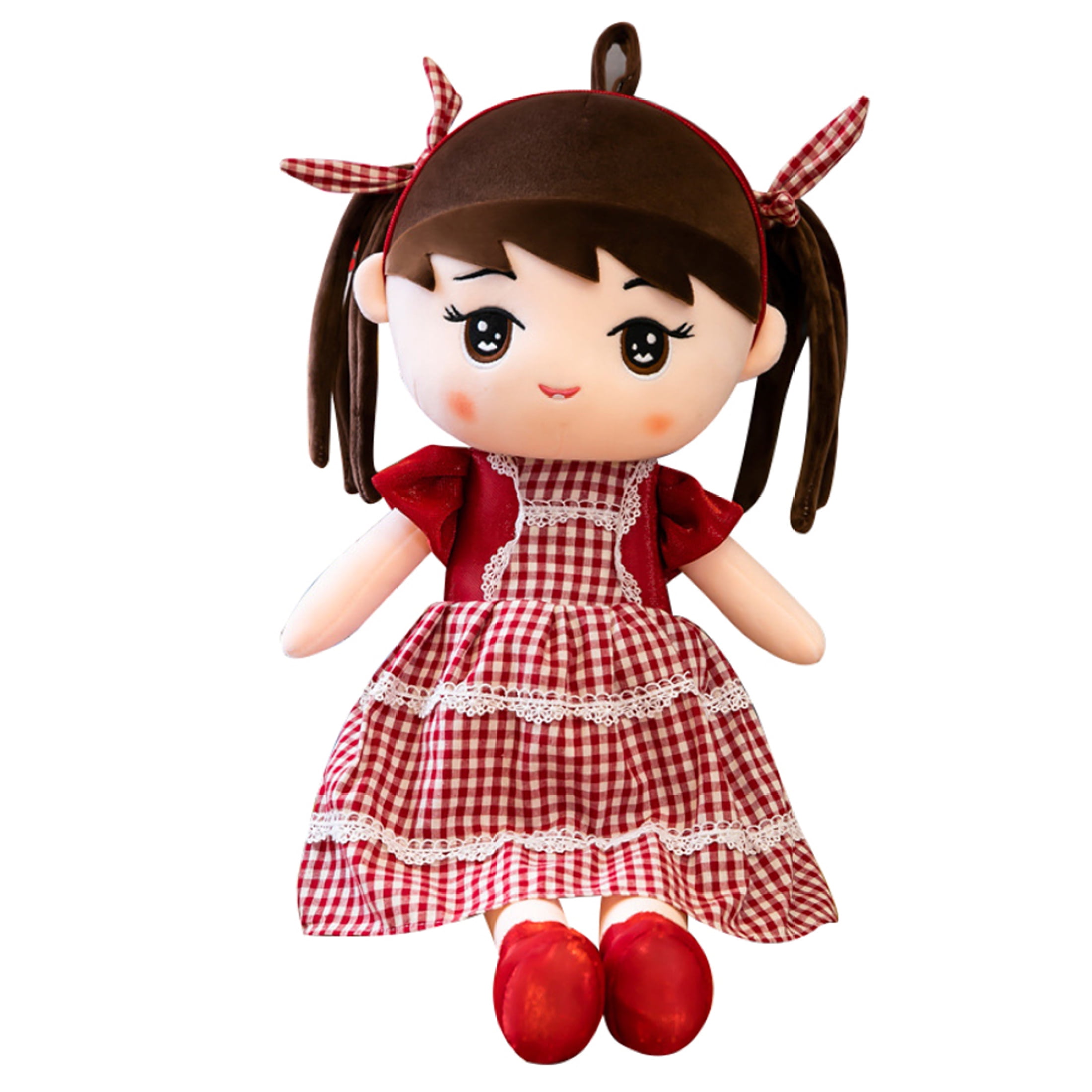 Surakey 2Pcs Baby Dolls Girl Rag Plush Dolls for 2 Year Old for