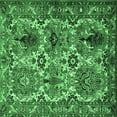 thumbnail image 1 of Ahgly Company Indoor Square Persian Emerald Green Traditional Area Rugs, 4' Square, 1 of 4