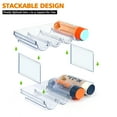 thumbnail image 6 of TAIMASI Water Bottle Organizer, 4 Packs Stackable Plastic Water Bottle Cup Holder, Drink/Water Bottle Storage Stand for Kitchen Countertop, Cabinet, Freezer, Pantry, 6 of 7