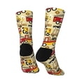 thumbnail image 3 of Goofa Vehicles Printed Men's Crew Socks, Soft Durable Breathable Moisture-Wicking with Odor Control Cotton socks, 3 of 9
