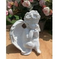 thumbnail image 6 of FL Adorable Cherub Angel Figurine Angel Statue - Indoor Outdoor Patio Lawn Garden Sculpture, 6 of 6