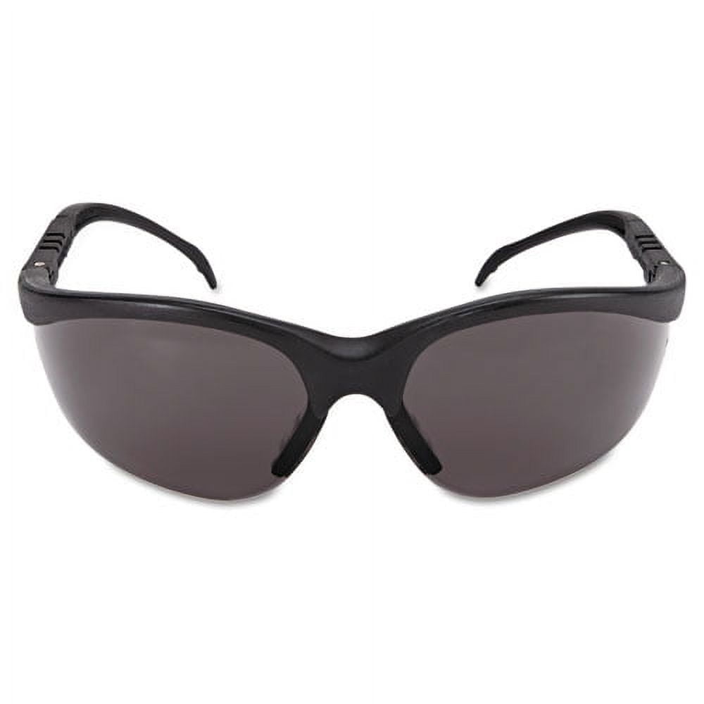 Klondike Safety Glasses, Matte Black Frame, Gray Lens, 12/box | Bundle of 2 Boxes