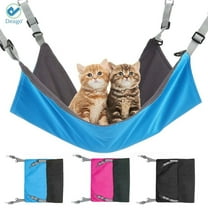 Deago Cat Hammock Bed Comfortable Hanging Pet Hammock Bed for Cats/Small Dogs/Rabbits/Other Small Animals 22 x17 inch (Blue)