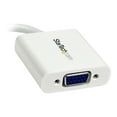 thumbnail image 3 of StarTech.com Mini DisplayPort to VGA Adapter - White - 1080p - Thunderbolt to VGA Monitor Adapter - Mini DP to VGA Converter (MDP2VGAW) - Video converter - VGA - DisplayPort - white, 3 of 5