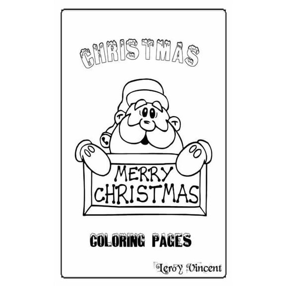 Christmas Coloring Pages, (Paperback)