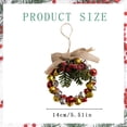 thumbnail image 3 of Jingle Bell Beaded Christmas Ornament Kit, Festive Wreath Style Tree Pendant, Simple Hand Assembly Holiday Supply for Family Focused DIY Crafting and Seasonal Home Tree Embellishment Projects,Golden, 3 of 5