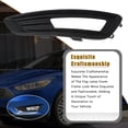 thumbnail image 4 of Front Bumper Outer Grille Fog Light Bezel RH&LH for 2015 2016 2017 2018 Ford Foc, 4 of 7
