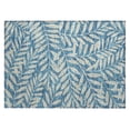 thumbnail image 2 of Addison Rugs Chantille Indoor/Outdoor Transitional Floral Teal Washable Rectangle Rug, 1'8" x 2'6", 2 of 6