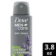 thumbnail image 2 of Dove Men+Care Antiperspirant Deodorant Dry Spray for Men Sea Salt and Wild Lavender, 3.8 oz, 2 of 9