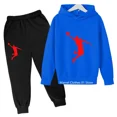 thumbnail image 4 of Sudadera con capucha de baloncesto para niños, conjunto de ropa para niños y niñas, Primavera, Otoño, 3-12 Tops, 4 of 5