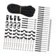 thumbnail image 2 of Kit de montaje para cubierta de kayak con presillas para cubierta, cordón elástico y gancho para cordón elástico para equipo, kit de almacenamiento pa, 2 of 8