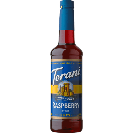 Raspberry Flavored Syrup - Torani Sugar Free Raspberry Syrup 750ml