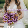 thumbnail image 2 of Kit 5 Ramos Flores Bloosom Artificiales Decoracion Hogar 70 Flores Violeta, 2 of 5