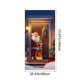 thumbnail image 3 of Christmas Door Cover Santa Claus Print Holiday Party Decoration Polyester Fabric Door Hanging for Home Indoor Outdoor Festive Decor, 3 of 6