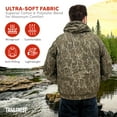 thumbnail image 3 of TrailCrest by Treel Men's Mossy Oak Hoodie Sweatshirt - Comfortable Stylish Jacket for Outdoor Activities, Hunting and Casual Wear, Bottomland Camo & Green, XL, 3 of 6