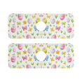 thumbnail image 7 of Yayeee Faucet Mat for Kitchen Sink 14.7" Diatomite Long Splash Guard Pad, Colorful Easter Eggs, 2 Pack, 7 of 7
