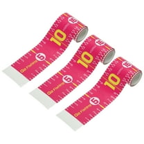 Uxcell Adhesive Fish Ruler, 3 Pack 51 inch Fish Measuring Sticker Waterproof for Fishing Boat Kayak Workbench, Rose Red