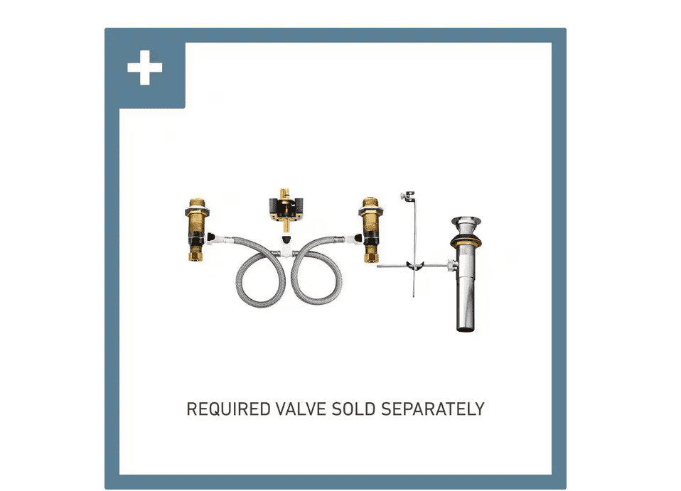 Moen T6142Bl Matte Black Two-Handle Bathroom Faucet