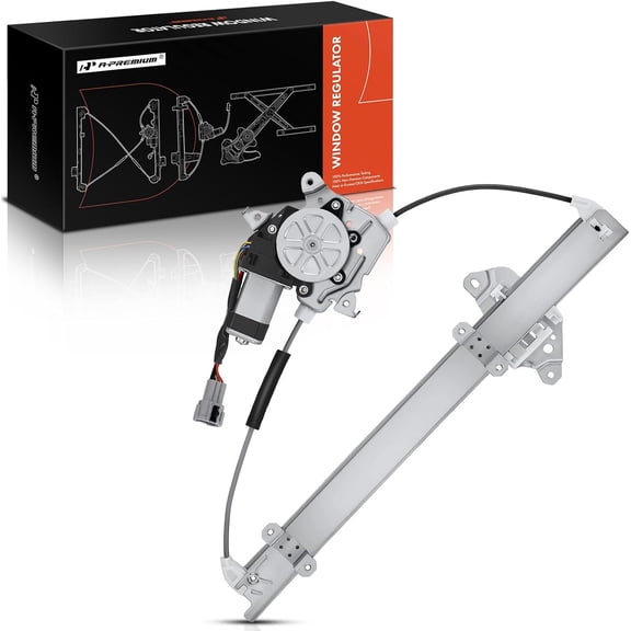A-Premium Power Window Regulator with 6-Pins Motor Compatible with Infiniti I30 I35 Maxima 2000-2004 Front Driver Side