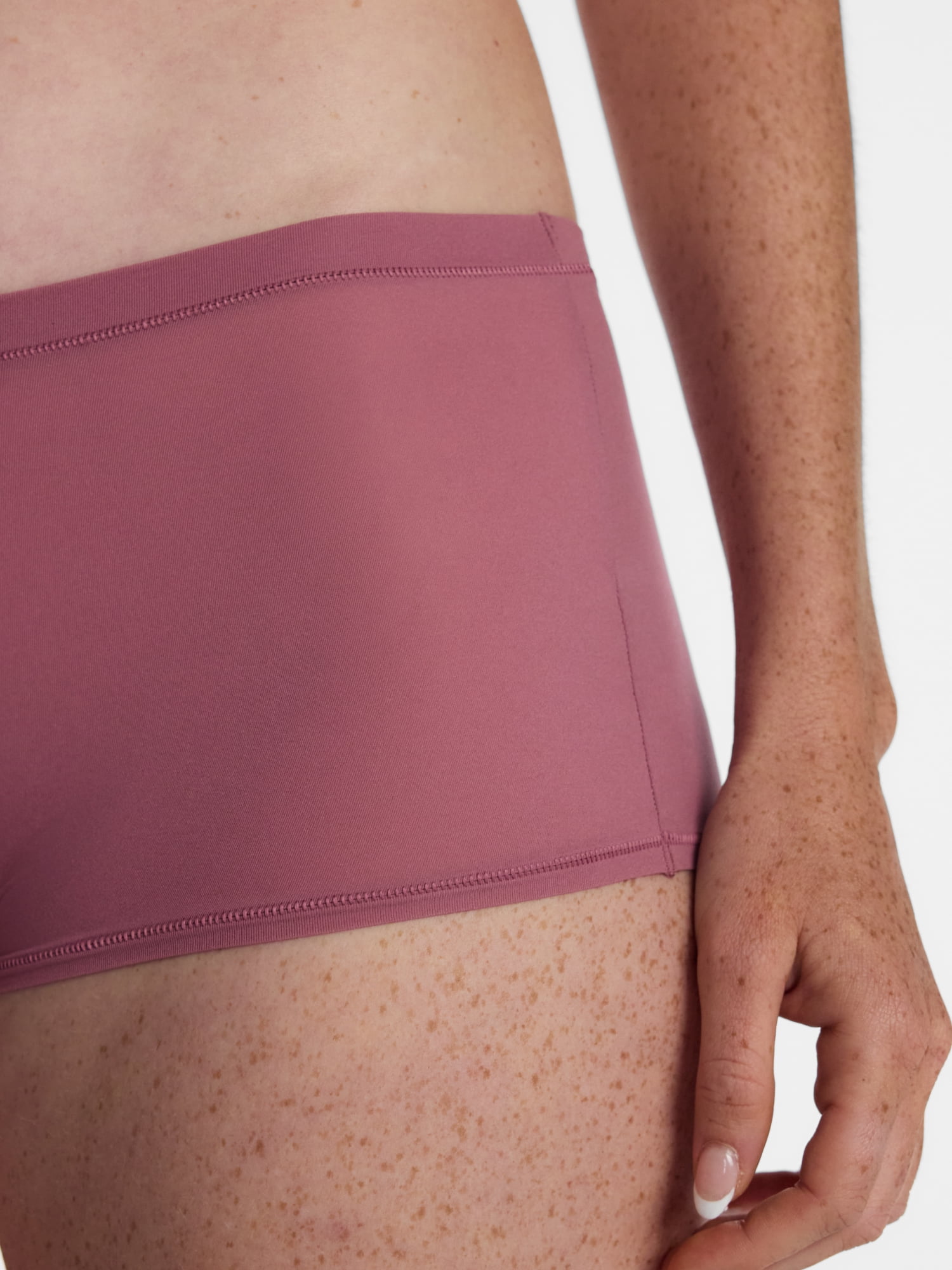 No Boundaries Women's Fit Stretch Boyshort Panties, 3-Pack, Sizes XS-3XL