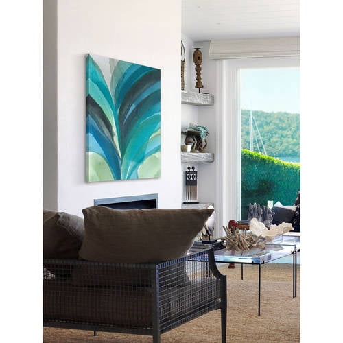 Marmont Hill "Blue Explosion" Painting Print on Wrapped Canvas