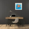 thumbnail image 3 of Atelier B Art Studio 12x12 White Modern Wood Framed Museum Art Print Titled - Vivid Starfish, 3 of 4