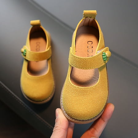 

Toddler Kids Baby Girls Cute Solid Princess Soft Leather Shoes Sandals