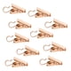 thumbnail image 1 of 10 clips para cortinas de puerta con gancho, abrazaderas para cortinas, pasadores de clavija Oro, 1 of 9