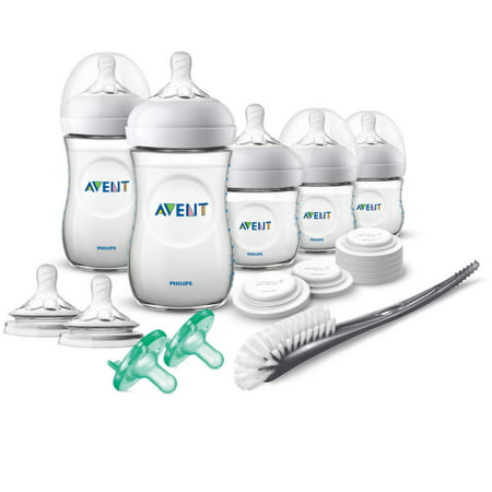 Philips Avent Natural Baby Bottle Newborn Starter Gift Set, (The Best Feeding Bottles For Newborn)