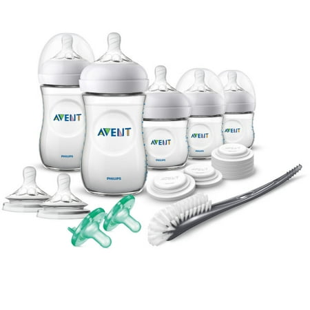 Philips Avent Natural Baby Bottle Newborn Starter Gift Set, (Best Glass Baby Bottles Canada)