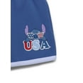 thumbnail image 2 of Disney Stitch Girls Americana Graphic Fleece Skort, Sizes 4-16, 2 of 3
