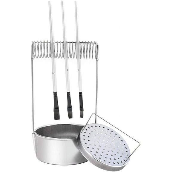 Portable Artist Brush Washer, Paint Brush Cleaner with Wash Tank & Removable Screen