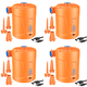 thumbnail image 2 of DQrwqpou Bomba Aire Portátil Inflador Llenado Aire Ligero para Anillo Natación (naranja), 2 of 5