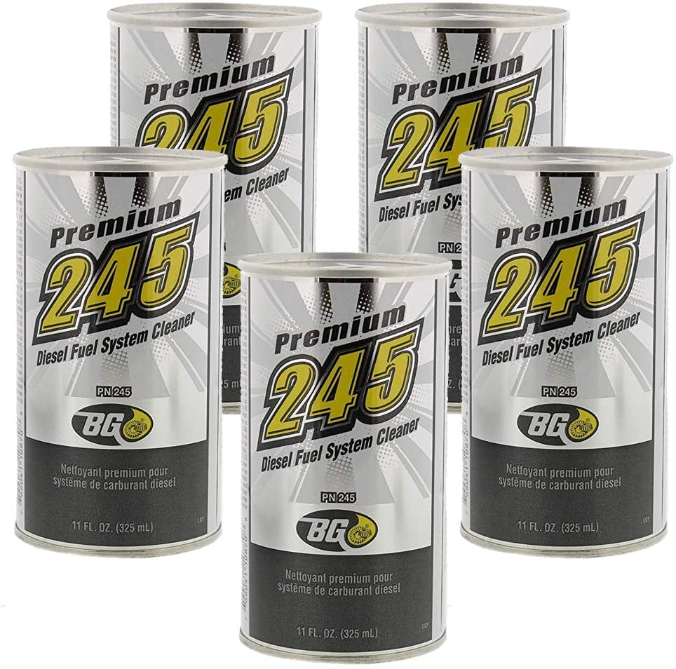 5 cans of BG 245 Premium Diesel Fuel System Cleaner